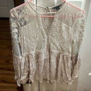 American Eagle Outfitters Lace Blouse